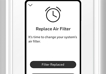 Air filter reminder.